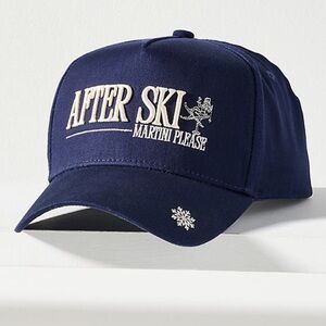 After Ski Martini baseball hat NWT